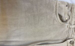 Stylish Beige Straight Leg Jeans
