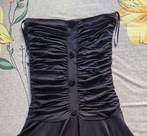 Chic Black Tube Dress