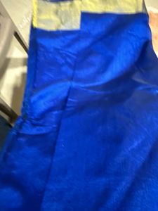 Elegant Blue &amp; Silver Saree
