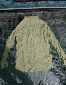 Light Yellow Long Sleeve Shirt