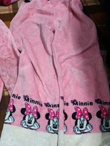 Cute Minnie Mouse Fleece Top