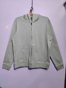 hugo boss Grey Zip-Up Hoodie new