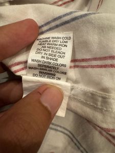 Cobb Men's Striped Button-Up Shirt