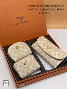HIGH QUALITY IMPORTED 3 PCS SET LADIES FANCY WALLE