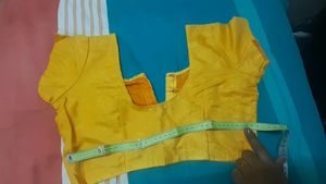 Yellow Net Blouse