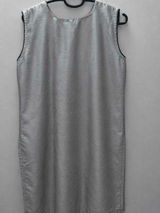 Grey Sleeveless Kurta