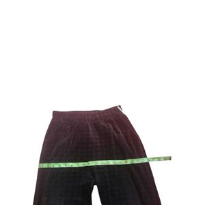 Velvet Checkered Pants