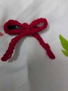 5 Colourful Cute Crochet Bow Hair Clips