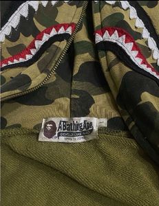 Authentic A Bathing Ape camp hoodie