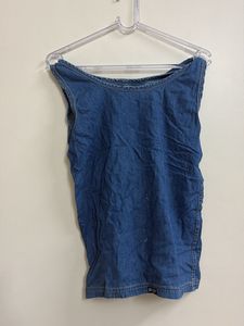 Denim Sleeveless Top