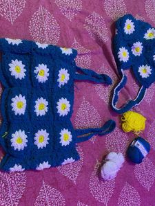 Crochet Daisy Crop Top