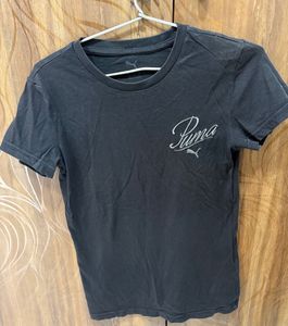 Puma Black Graphic T-Shirt