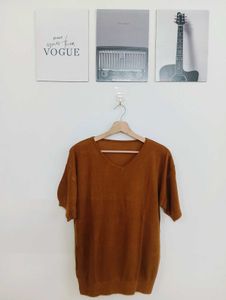 Classic V-Neck Short Sleeve Top