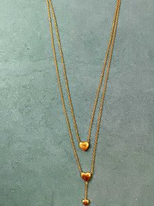 Chic Layered Heart Necklace