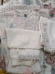 Elegant Embroidered Kurta Set