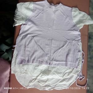 Pleated Layered T-Shirt