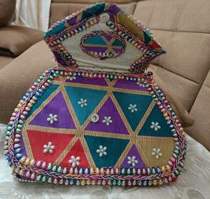 Boho Beaded bridal Clutch ✨