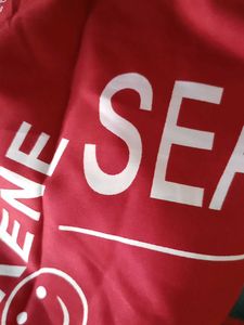 Red Graphic Print