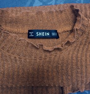 Shein Long Sleeve Crop Top