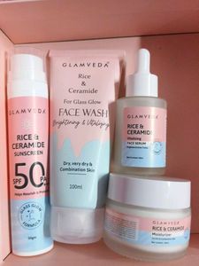 Glamveda Rice & Ceramide Skincare Set