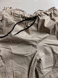 Khaki Cargo Jogger Pants