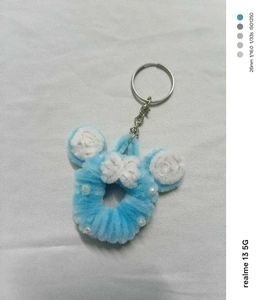 Cute Blue Mickey Mouse Keychain
