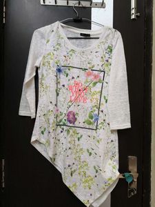 Women's Floral Print Tunic Top