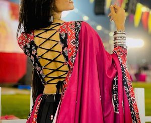 navratri ajrakh  Lehenga Choli Set