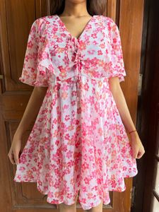 Floral Print Mini Dress
