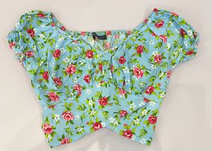 Blue Floral Print