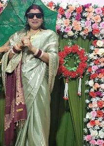 Elegant Saree with Embellished Blouse