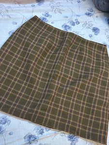 Plaid Mini Skirt