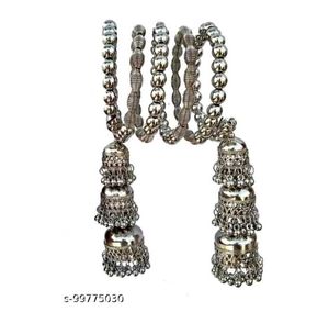 Traditional Oxidized Silver Bangles