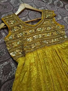 Elegant Yellow Embroidered Kurta Set