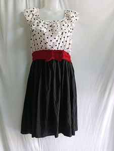 Back &amp; White Polka Dot Dress