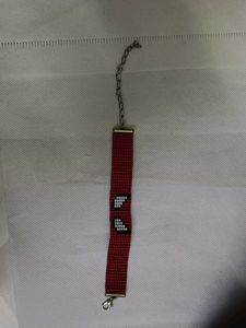 Spider-Man Inspired Beaded Bracelet