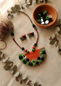 Handmade Ethnic Necklace & Earrings Set
