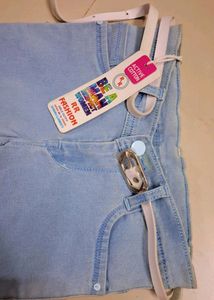 Denim Jean With Weist Belt
