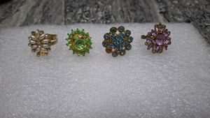 Set of 4 Statement Rings