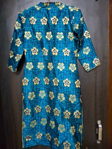 Floral Print Kurta with Salwar