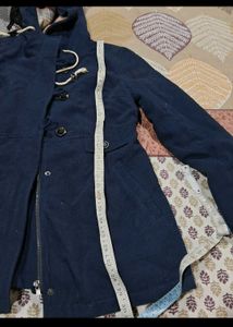 Blue Hooded Jacket dress and new facewash