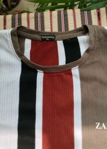Striped T-Shirt - ZARA Brand