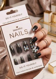 Beautiful Butterfly Press-On Nails