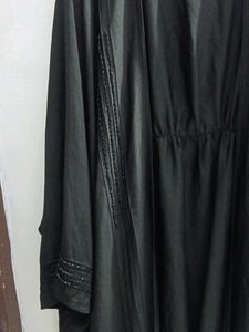 Elegant Black Abaya with coat