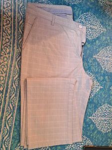 Men's Checked Casual Trousers
