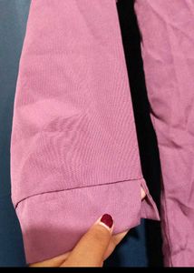 Satin Purple Shirt