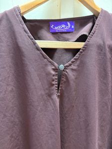 Brown Abaya with Scarf