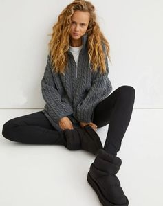 Black Puffer Boots