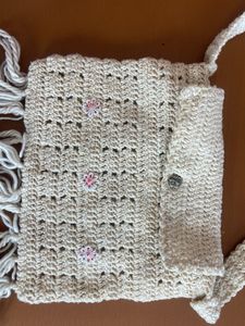 Crocheted Crossbody Bag
