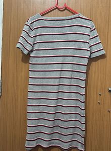 Striped bodycon dress